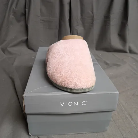 VIONIC BOXED PINK SLIPPERS SIZE 5