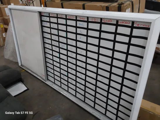 LARGE OFFICE WALL WHITE BOARD/PLANNER