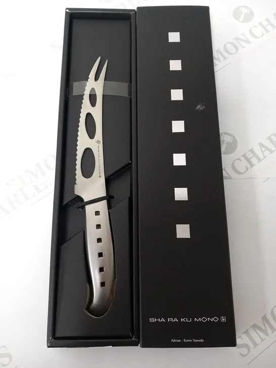 BRAND NEW BOXED SHA RA KU MONO MOLYBDENUM VANADIUM STEEL FJ-09 15CM CHEESE KNIFE