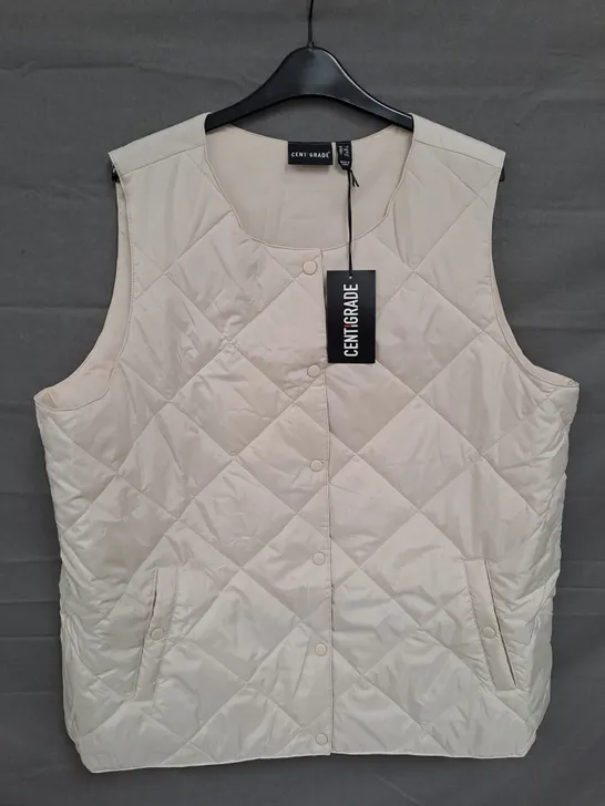 CENTIGRADE LADIES GILET CREAM SIZE XXL