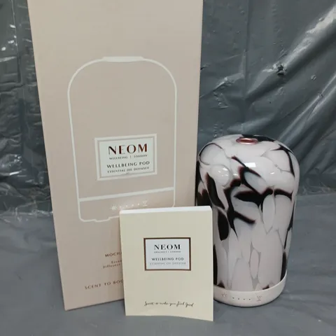 BOXED NEOM WELLBEING POD MOCHA GLASS COVER DIFFUSER