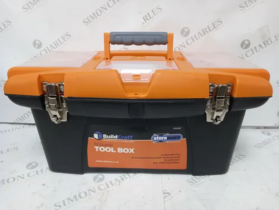 BUILDCRAFT 3 PIECE TOOL BOX SET WITH REMOVABLE STORAGE TRAYS