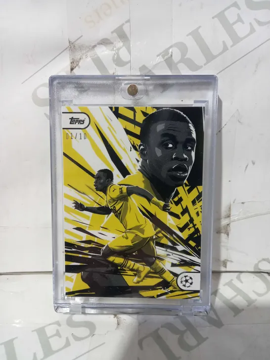 TOPPS PROJECT 22 FRAMED AND SIGNED TRADING CARD - YOUSSOUFA MOUKOKO