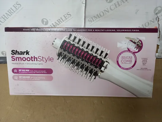 BOXED SHARK SMOOTHSTYLE HOT BRUSH & SMOOTHING COMB