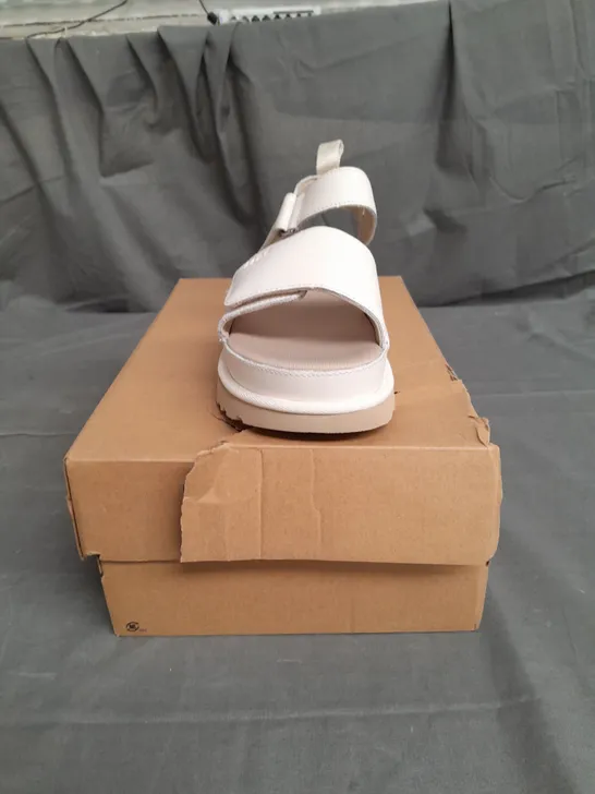 BOXED AIR OF UGG WOMEN'S GOLDENSTAR SANDAL SIZE 7.5