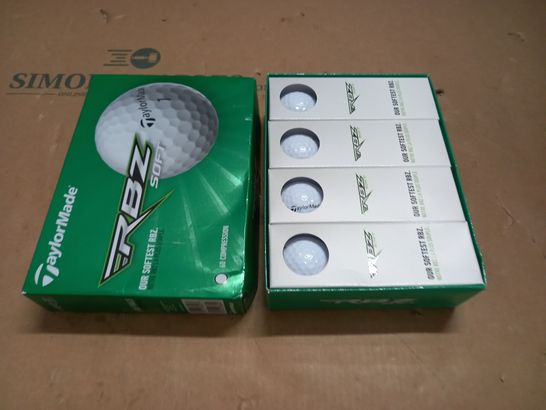 BOXED SET OF 12 TAILORMADE RBZ SOFT GOLFBALLS