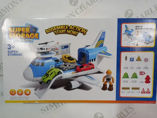 SUPER STORAGE SERIES AIRPLANE TOY SET