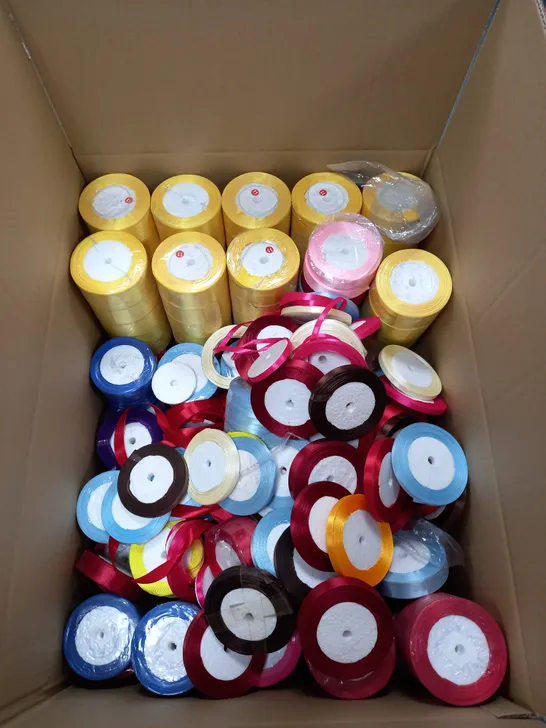 APPROXIMATELY 150 RIBBON WHEELS IN VARIOUS COLOURS  -  COLLECTION ONLY 