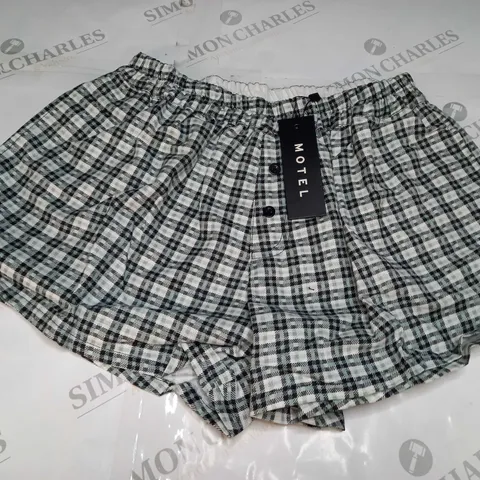 MOTEL LABOXE SHORT BRANDY CHECK FOAM -  SMALL