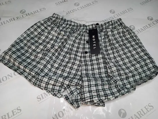 MOTEL LABOXE SHORT BRANDY CHECK FOAM -  SMALL