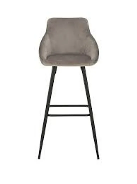 DAHLIA BAR STOOL - GREY/BLACK RRP £79