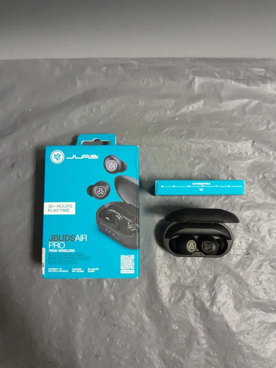 BOXED JLAB JBUDS AIR PRO TRUE WIRELESS EARBUDS IN BLACK 