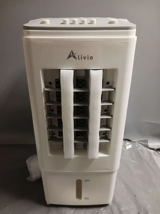 BOXED ALIVIO AIR COOLER IN WHITE AND GREY