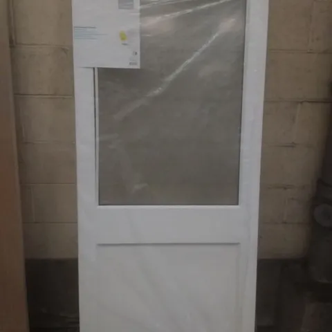 2XG BRACKNELL PRIMED NORDIC SOFTWOOD DOUBLE GLAZED WHITE DOOR