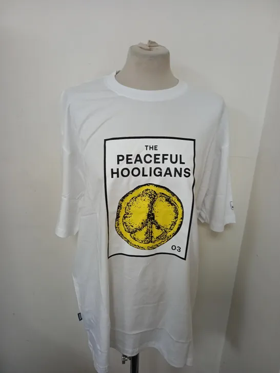 THE PEACEFUL HOOLIGAN ADORED GRAPHIC T-SHIRT SIZE XXL