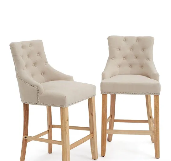 WARWICK BAR STOOL PAIR  - COLLECTION ONLY  RRP £299.99