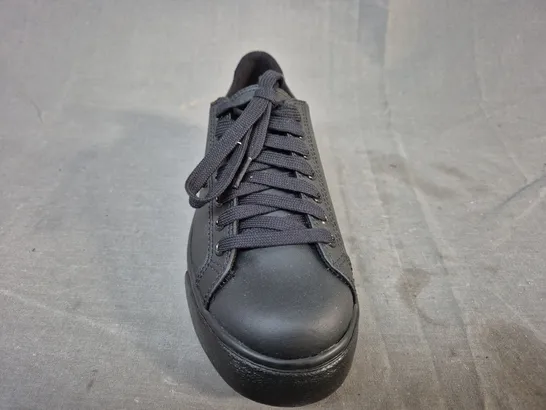 BOXED PAIR OF KICKERS SHOES IN BLACK EU SIZE 36