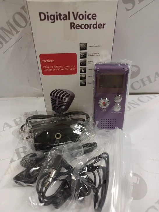 BOXED DIGITAL VOICE RECORDER 