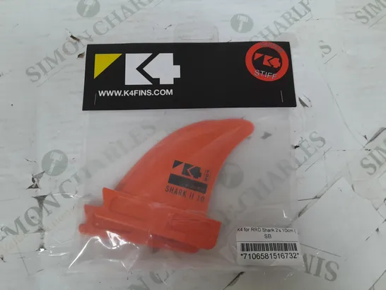 K4FINS FOR RRD SHARK 2'S 10CM