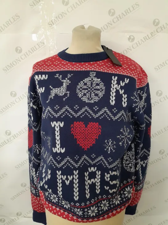 TYPO CHRISTMAS JUMPER SIZE S | M 