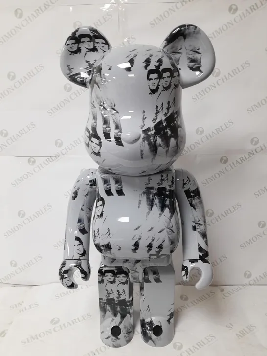 BOXED MEDICO TOY BEARBRICK 1000 ANDY WARHOL ELVIS PRESLEY