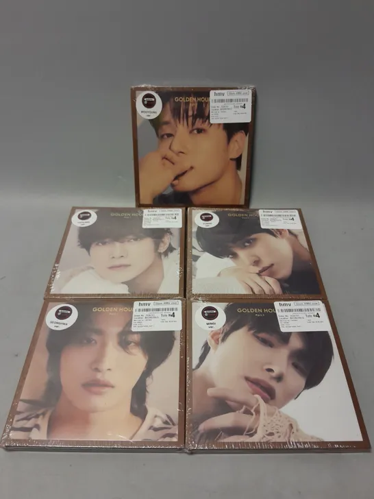 SET OF 5 ATEEZ GOLDEN HOUR: PART 1 YEOSANG VERSION CD