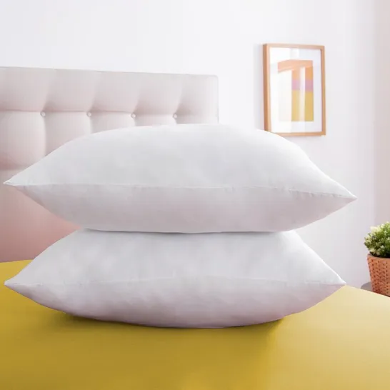 SNUG JUST RIGHT SOFT SQUARE PILLOW PAIR