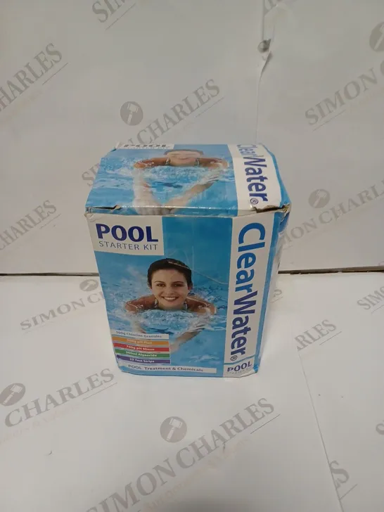 BOXED CLEAR WATER POOL STARTER KIT 