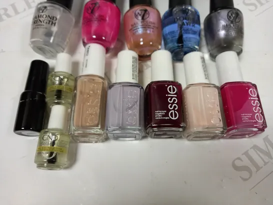 ASSORTMENT OF PREMIUM BRAND NAIL POLISHES APPROX. 15 ITEMS 