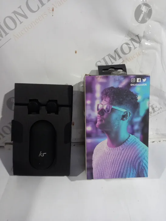 KITSOUND FUNK 25 WIRELESS EARBUDS IN BLACK 