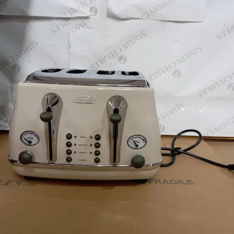 DELONGHI ICONA VINTAGE 4-SLOT TOASTER