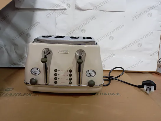 DELONGHI ICONA VINTAGE 4-SLOT TOASTER