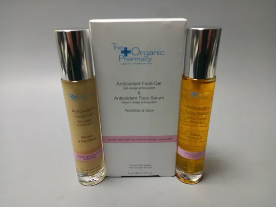 BOXED THE ORGANIC PHARMACY ANTIOXIDANT FACE GEL (35ml) & ANTIOXIDANT FACE SERUM (35ml)