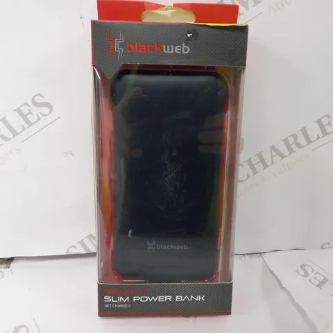 BOXED BLACKWEB 15000MAH SLIM POWER BANK