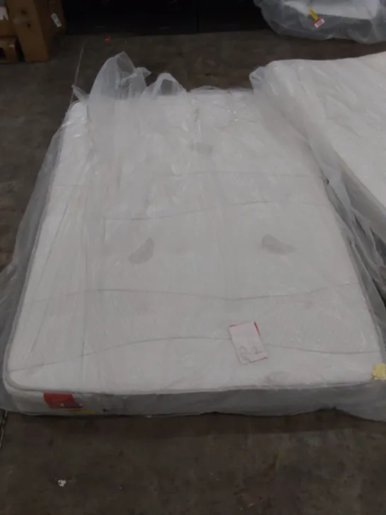 QUALITY BAGGED 4FT6 MEMORY COIL MATTRESS