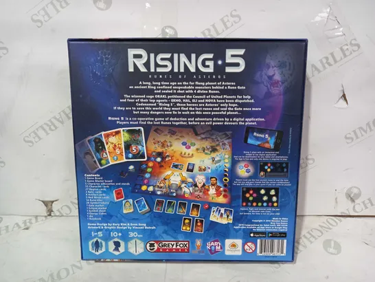 GREY FOX GAMES RISING 5 RUNES OF ASTEROS BOARD GAME