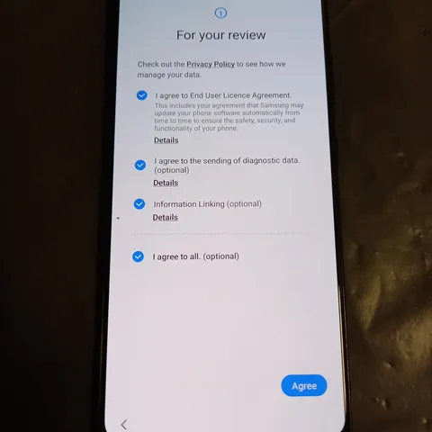 SAMSUNG GALAXY S10 LITE