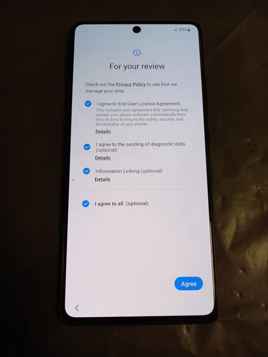 SAMSUNG GALAXY S10 LITE