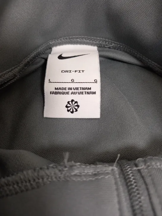 GREY NIKE MIDWARMER WITH 1/4 ZIP - LARGE 