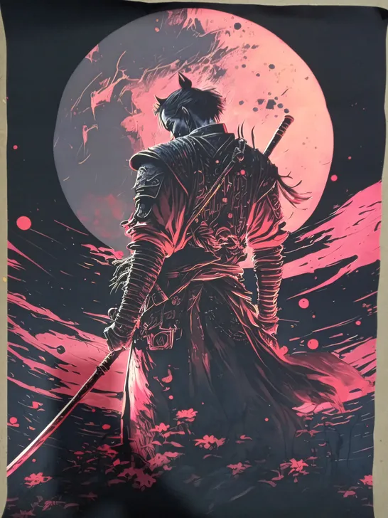 COLLECTION OF 3 STYLISH JAPANESE SAMURAI ART PRINTS