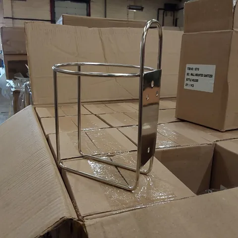 PALLET OF APPROXIMATELY 250X BOXED WALL MOUNTED SANITIZER BOTTLE HOLDERS