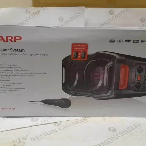 SHARP PARTY SPEAKER SYSTEM PS-929