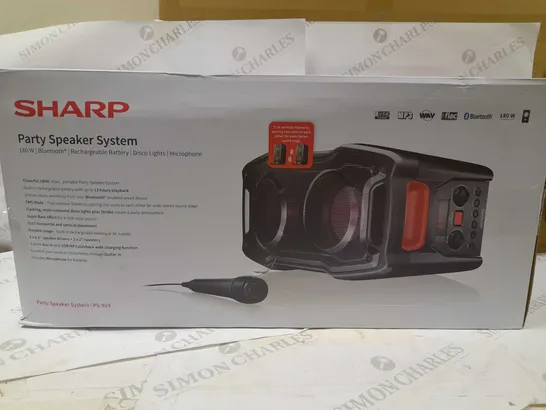 SHARP PARTY SPEAKER SYSTEM PS-929