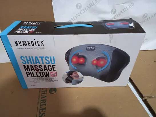 BOXED HOMEDICS SHIATSU MASSAGE PILLOW WITH HEAT SP-7H-EU