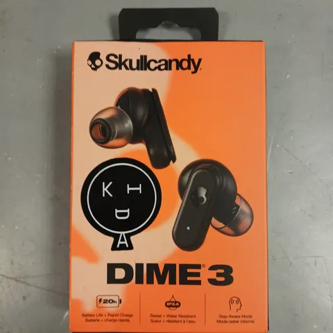 BOXED SEALED SKULLCANDY DIME 3 WIRELESS EARPHONES 