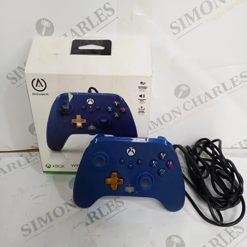 XBOX ENHANCED WIRED CONTROLLER IN MIDNIGHT BLUE