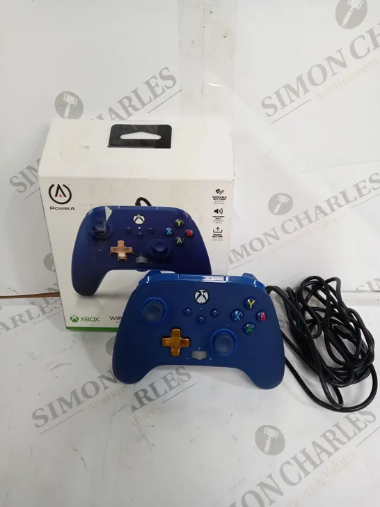 XBOX ENHANCED WIRED CONTROLLER IN MIDNIGHT BLUE