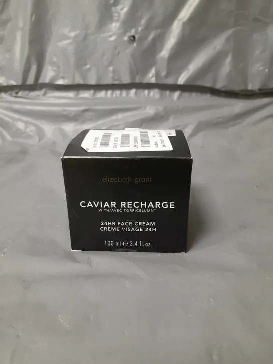 SEALED ELIZABETH GRANT CAVIAR RECHARGE 24HR FACE CREAM 100ML