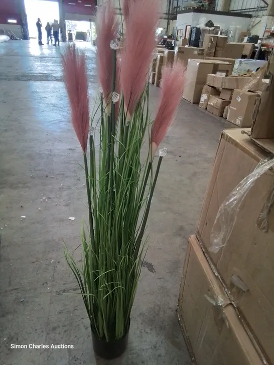 BOXED LED PINK PAMPASS GRASS ARTIFICIAL PLANT