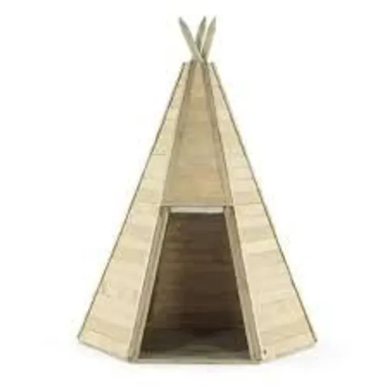 BOXED PLUM GREAT WOODEN TEEPEE HIDEAWAY